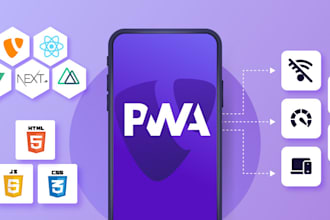 develop or convert your website into a progressive web app