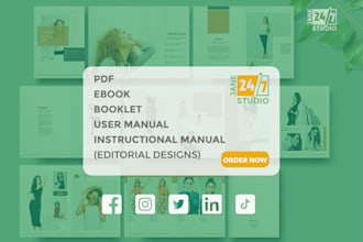 write and design company profile, annual report, handbook