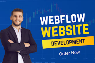 design and develop websites in webflow, webflow expert, figma to webflow