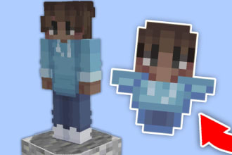 make a custom totem in minecraft based on your skin