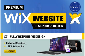 wix website design and redesign wix ecommerce website