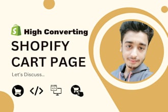 develop shopify custom cart page