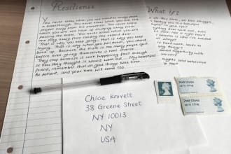 post a handwritten letter from the UK to anywhere in the world