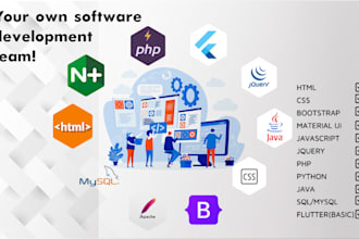 develop your web application and maintain it