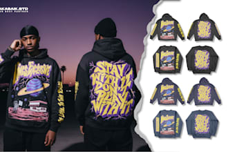 design streetwear hoodie for clothing brands ready to sell