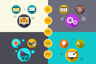 design professional icons for your business or project