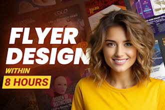 design a professional flyer, brochure within 24 hours