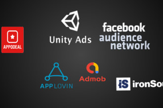 integrate admob and other ad networks in unity games