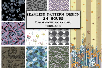create seamless pattern design,textile and fabric