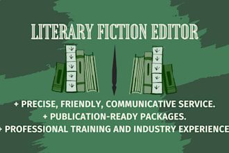 edit and revise your literary fiction novel