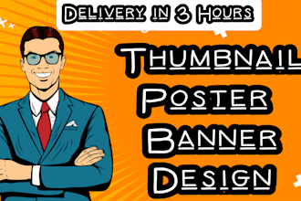 design professional banners, posters and thumbnails in canva