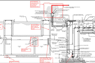 review designs of plumbing, fire protection and onsite sewerage disposal systems