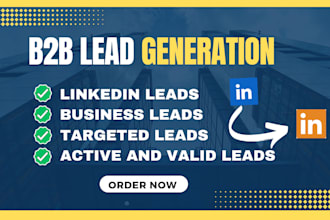 provide business leads and linkedin leads with a sales navigator