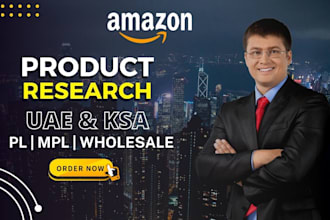 do product research and hunting for amazon uae and ksa