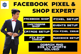 setup and fix facebook pixel ios 14 issue domain fb shop instagram shop