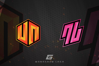 design epic professional monogram logo for esports