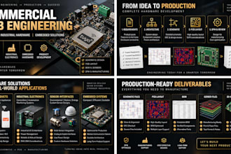 design commercial pcb, tuya iot and industrial hardware