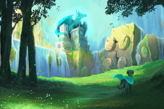 draw scenes and landscapes