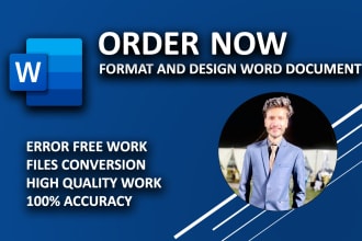 format your word document