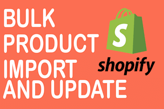 bulk import and automatic update products and stocks in shopify xml,excell,csv
