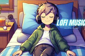 produce high quality lofi music beats for any purpose