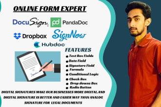 create high level docusign,hellosign,pandadoc template