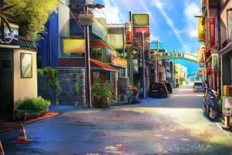 draw you any concept art scene, background of your choice