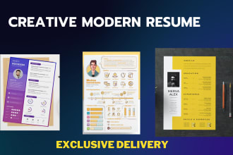 deliver a creative resume that achieves the desired results