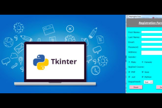 create custom python projects and tkinter guis