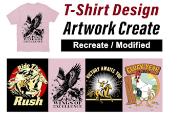 do creative t shirt and logo design