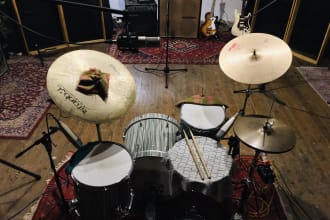 record drums that sound vibey and analog