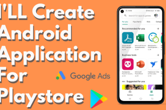 create ad based android app for playstore