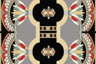design and redesign textile prints and wallpapers