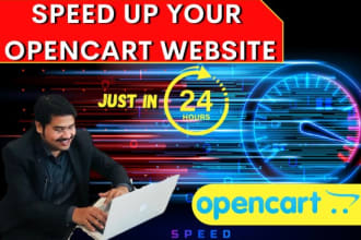 speed up your opencart website in 24 hrs