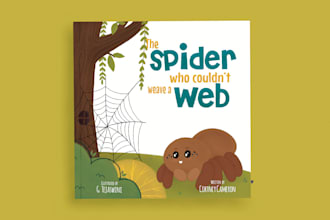 draw childrens storybook illustration or colouring book