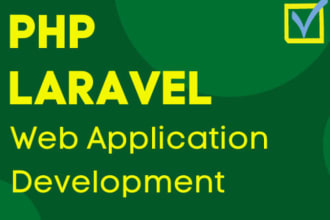 develop web application in core php and laravel