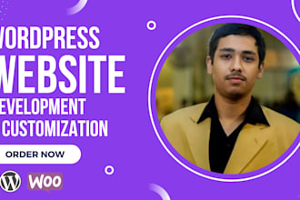 create, customize any wordpress website
