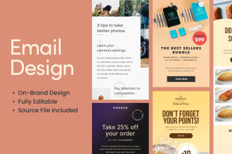 design ecommerce marketing emails for klaviyo