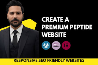 build fda complaint peptide, research peptide, or nutraceutical website