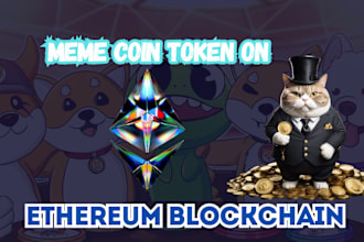 create meme coin or meme token ethereum blockchain for your project