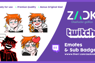 draw awesome twitch and discord emotes, sub badges