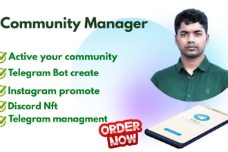 be your telegram group admin or moderator in any crypto