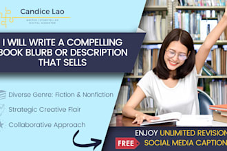 write a compelling book blurb or description that sells