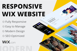 design responsive wix website