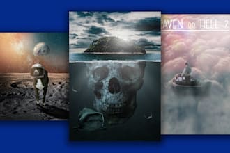 create a professional wallpaper and poster for pc and phone