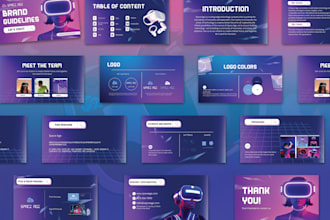 create brand book design