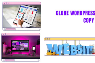 clone, copy, duplicate, redesign your wordpress website