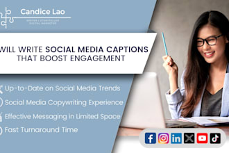 write social media captions that boost engagement