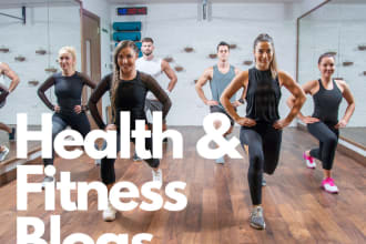 write a professional blog for your fitness website