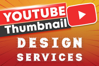 design attractive, catchy, viral youtube video thumbnail, banner, cover art